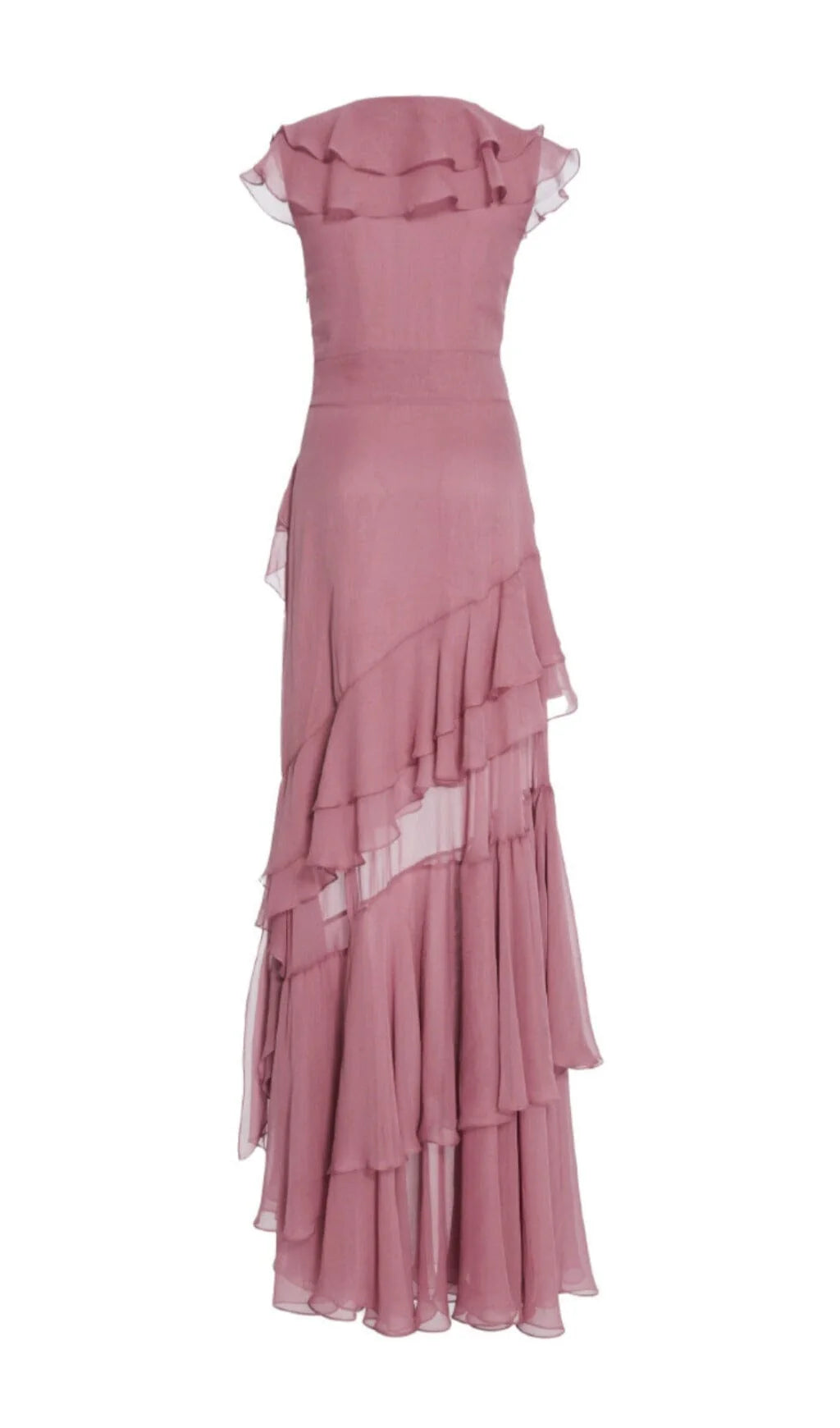 Robe de bal plissée à col en V, sans manches, avec fermeture éclair dans le dos